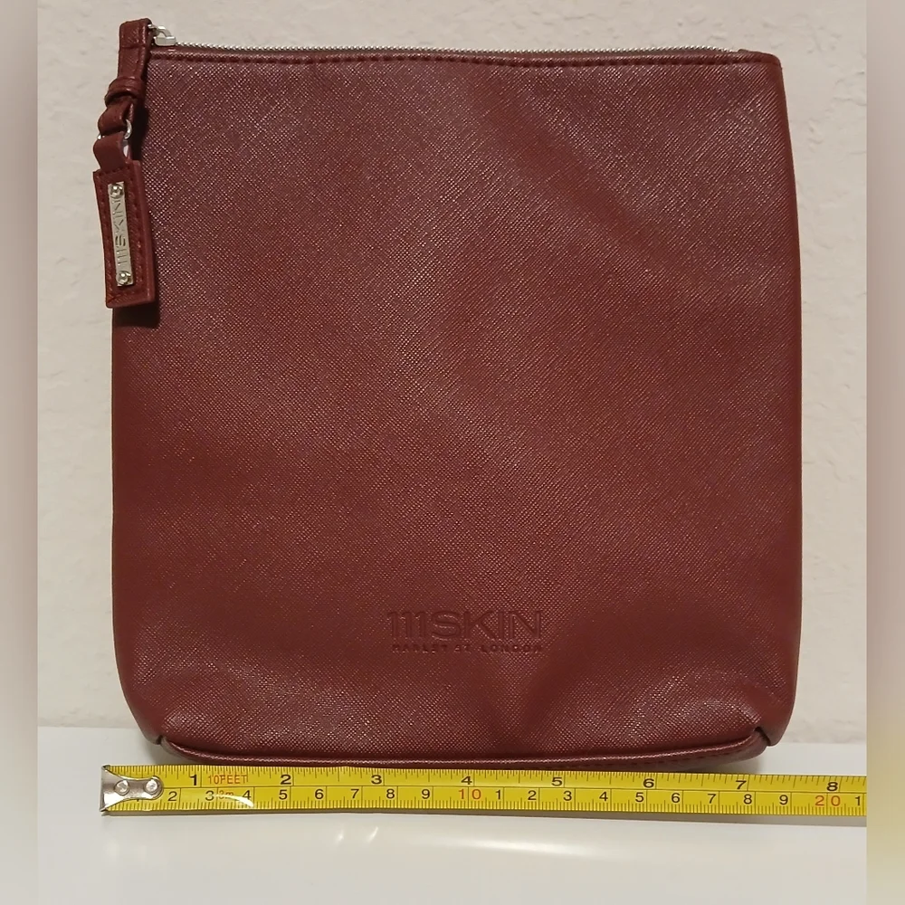111SKIN Cosmetic Maroon Pouch‎